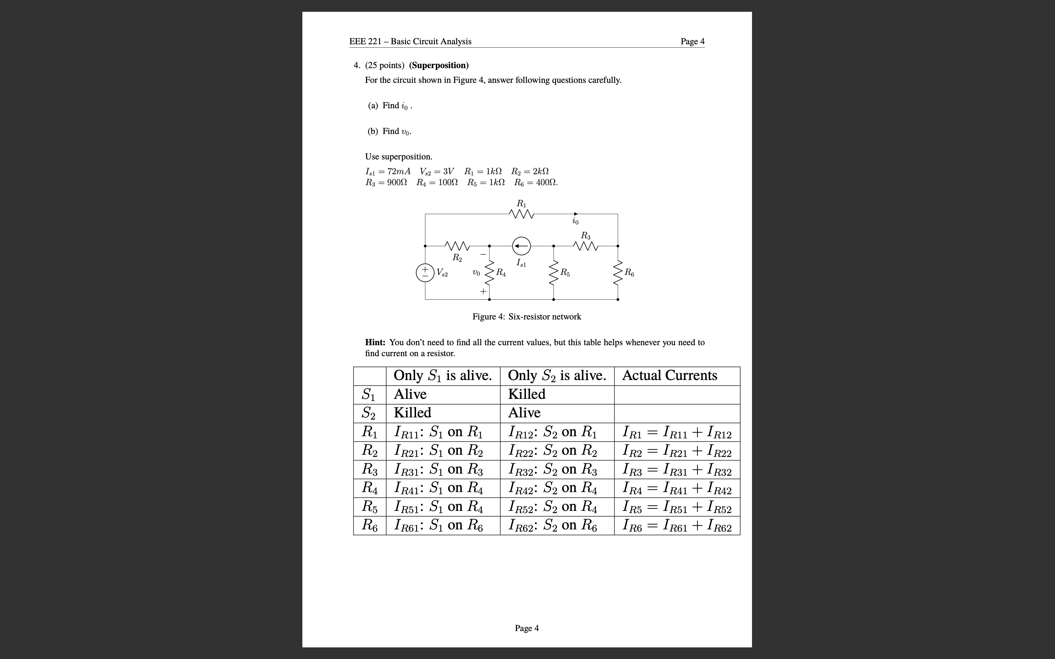 Solved EEE 221 - ﻿Basic Circuit AnalysisPage 44. ( 25 | Chegg.com