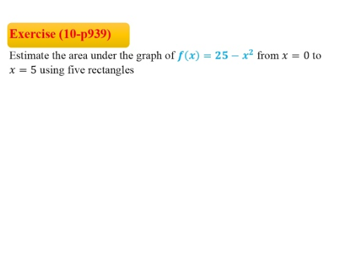 Solved Exercise (10-p939) Estimate The Area Under The Graph | Chegg.com