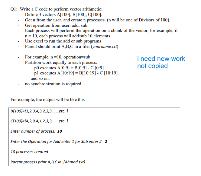 Solved i want the answer in C not java (NEW WORK NOT CPOIED) | Chegg.com
