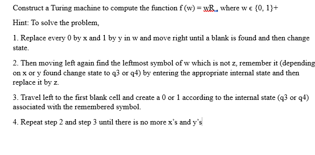 Solved Include transition diagram, function, and | Chegg.com