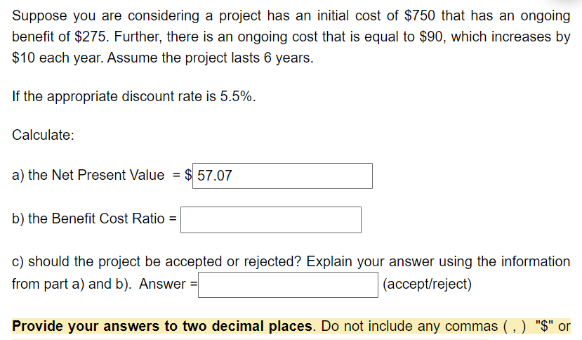 Solved Suppose You Are Considering A Project Has An Initial Chegg Com