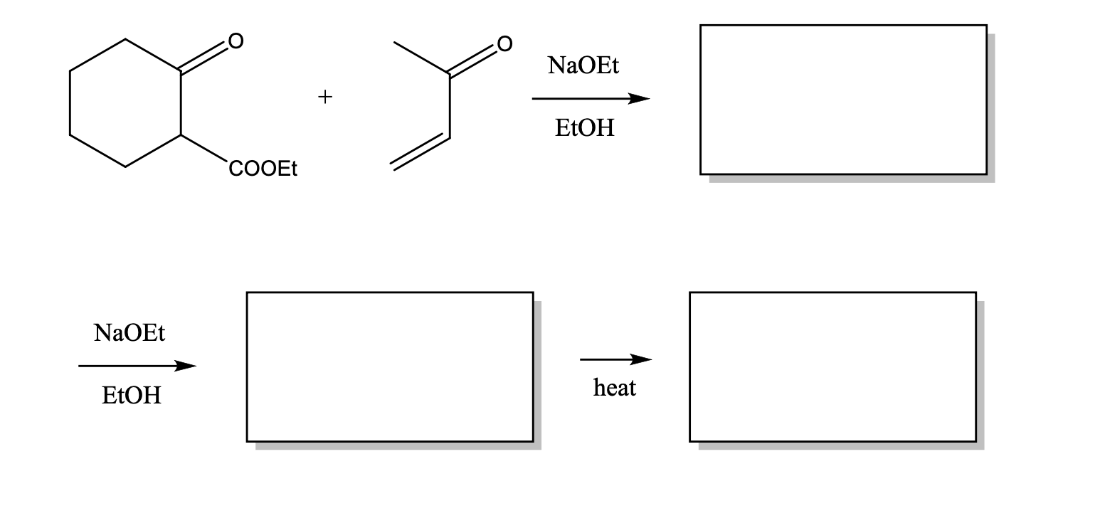 Solved NaOEt Qiy + EtOH COOEt NaOEt EtOH heat | Chegg.com