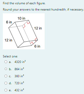 geometry assignment find the volume of each figure answer key