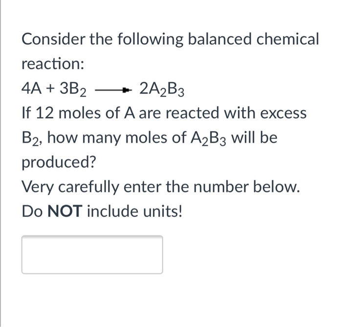 Solved Consider the following balanced chemical reaction: 4A | Chegg.com