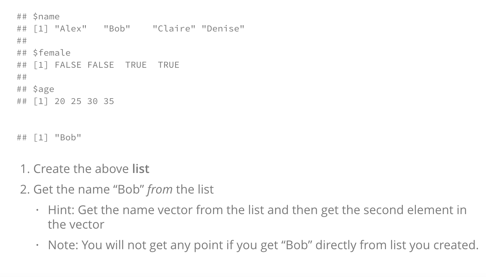 Solved Answer in R (programming language) Screenshot in | Chegg.com