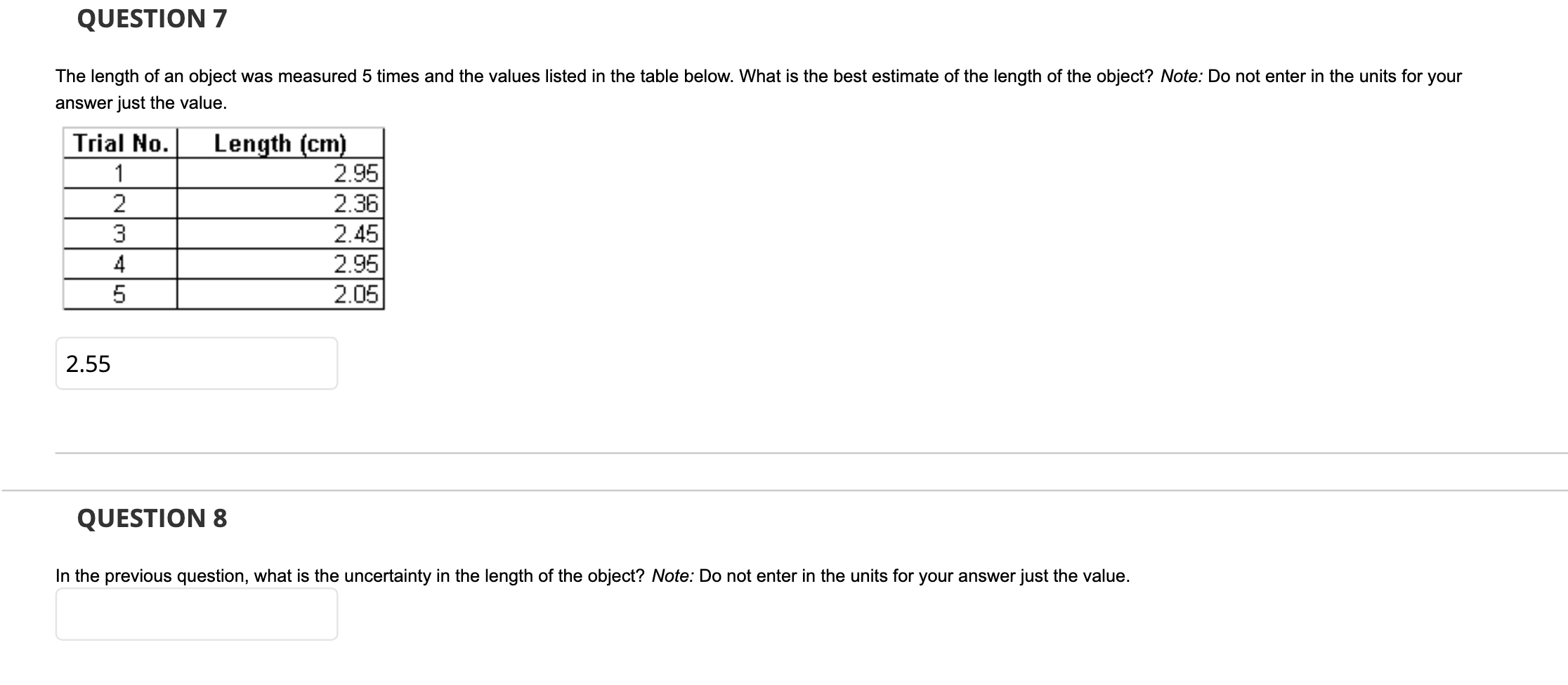 Solved QUESTION 2 1. Determine the length of the horizontal | Chegg.com