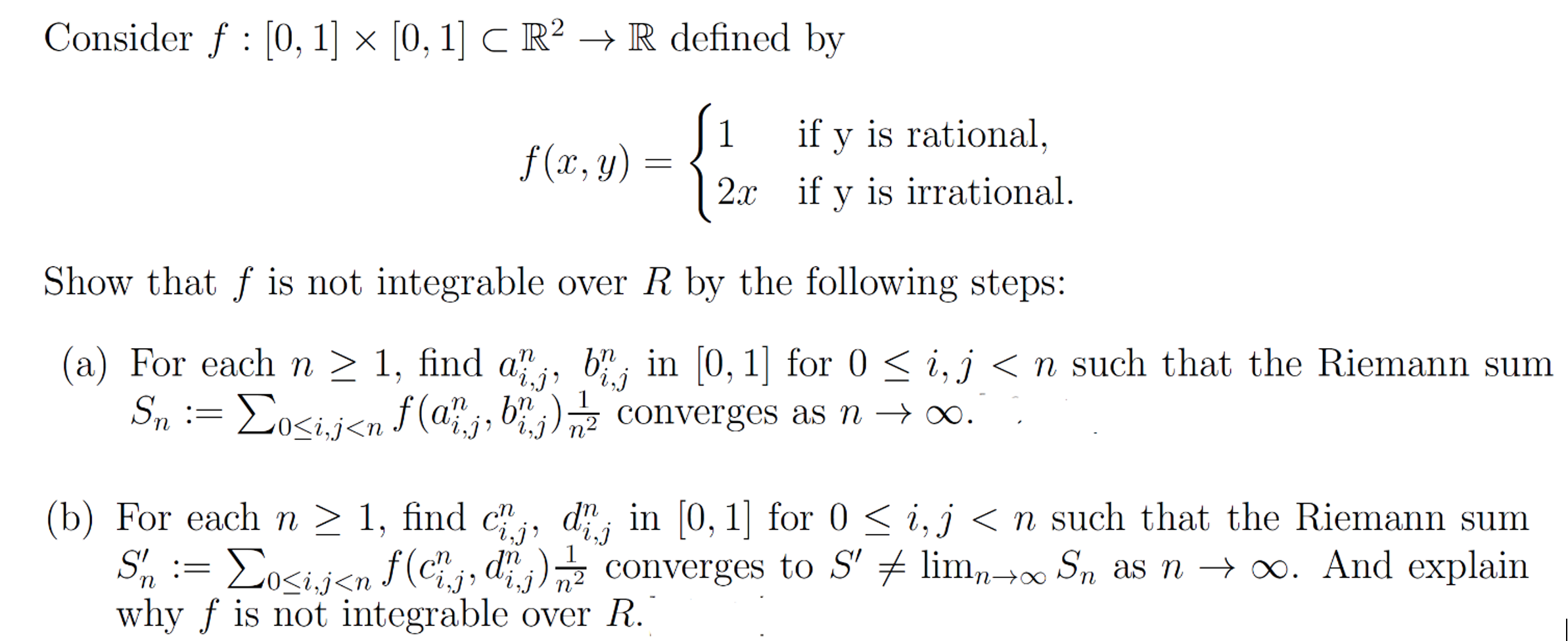 Solved Consider F 0 1 X 0 1 C R2 R Defined By 1 Chegg Com