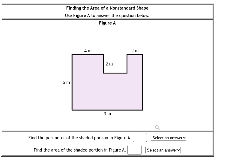 how to find the perimeter of a shaded figure