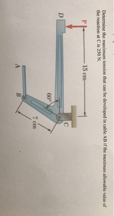 Solved Determine the maximum tension that can be developed | Chegg.com