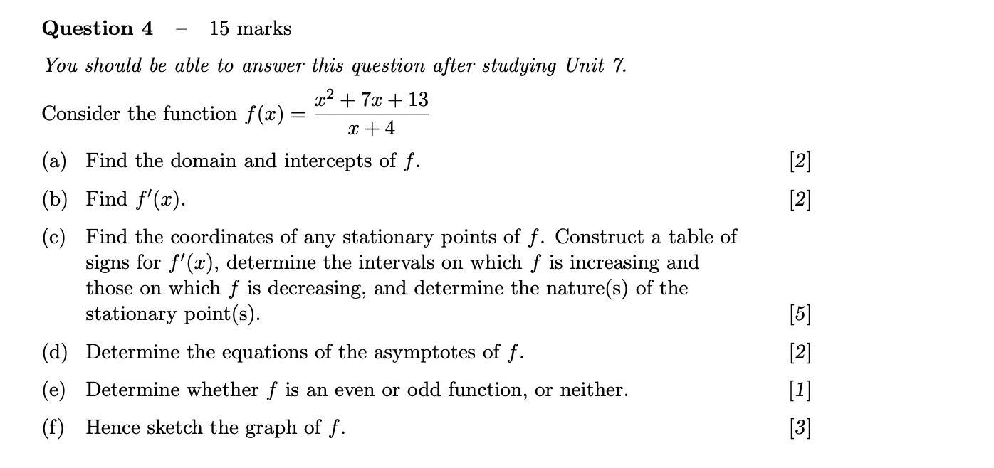Solved Question 4 15 marks You should be able to answer this | Chegg.com
