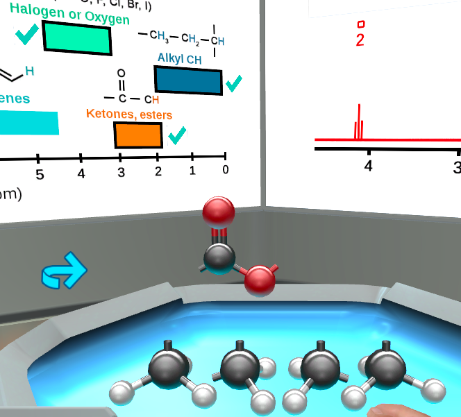 Solved Assemble the sample molecule (using a halogen or | Chegg.com