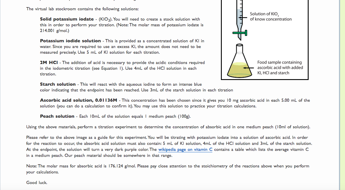 Colorimetric Titration Experiment at Angela blog