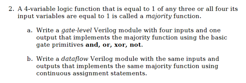 Solved 2. A 4-variable logic function that is equal to 1 of | Chegg.com