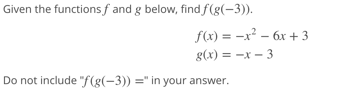 1-given-the-functions-f-and-g-below-find-chegg