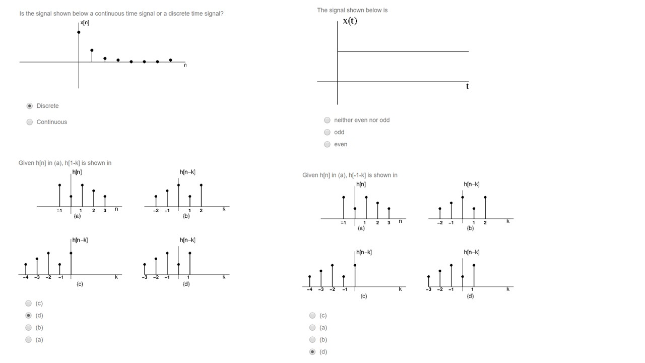 Solved The signal shown below is Is the signal shown below a | Chegg.com