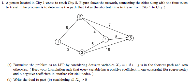 Solved a) Formulate the problem as an LPP by considering | Chegg.com