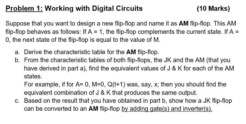 Solved Suppose that you want to design a new flip-flop and | Chegg.com