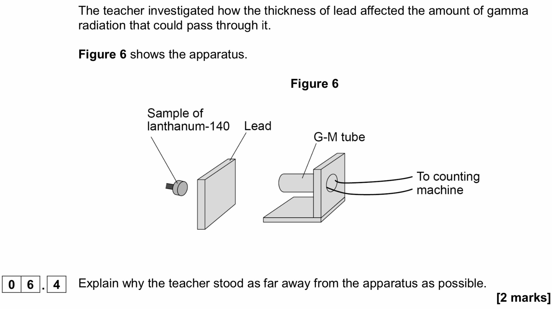 Solved 0 6 Lanthanum140 is a radioactive isotope. 06 1 A