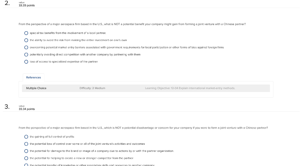 Solved 33.33 points From the perspective of a major | Chegg.com