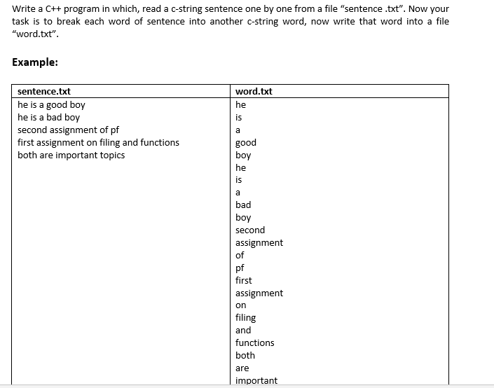 Solved Write a C++ program in which, read a c-string | Chegg.com