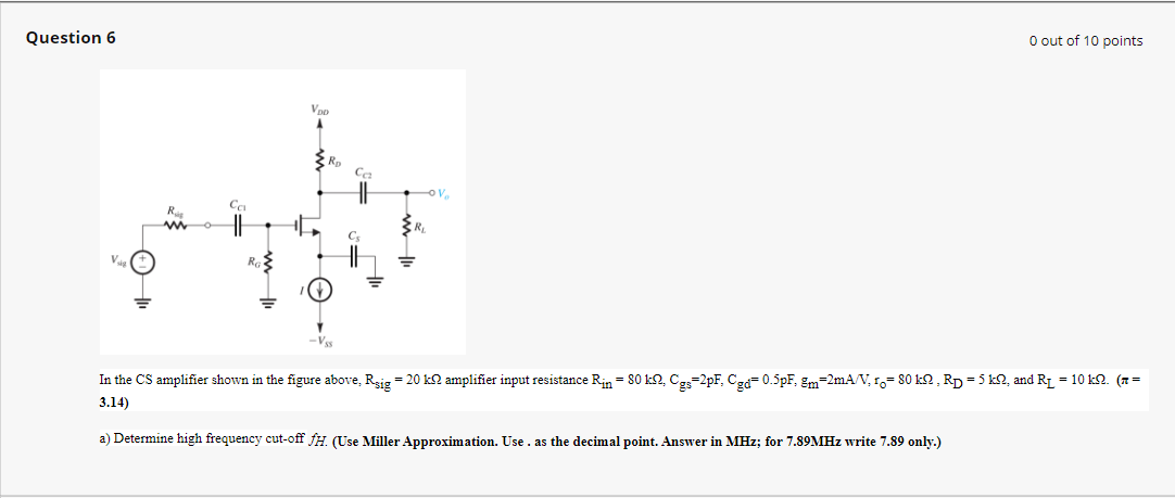 Solved Question 6 O out of 10 points C -V In the CS | Chegg.com