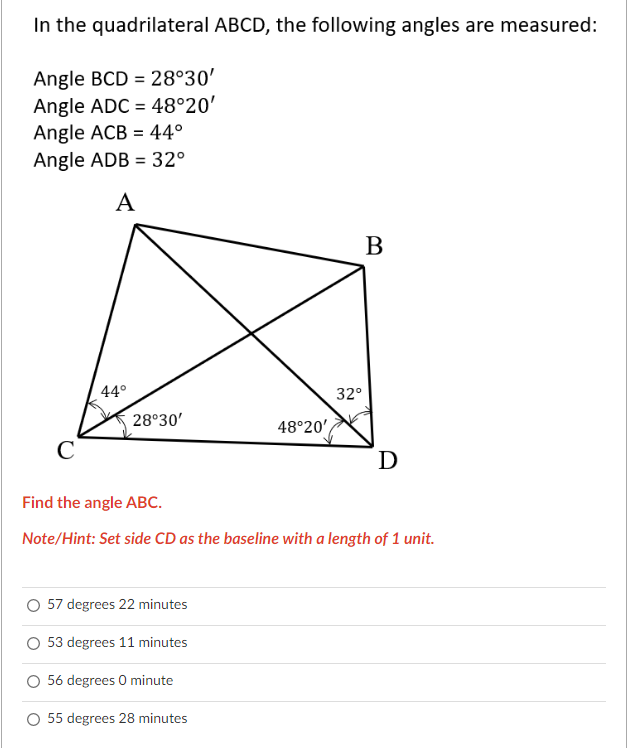 Quadrilateral Abcd Is Inscribed In Circle As Shown Wh 8647