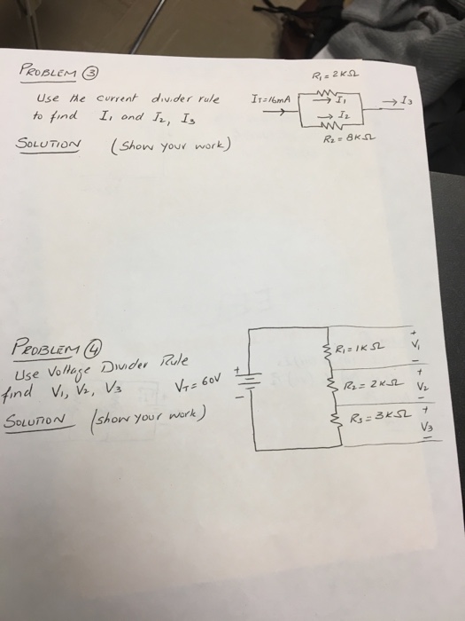 Solved Use the current divider rule to find I_1, and I_2, | Chegg.com