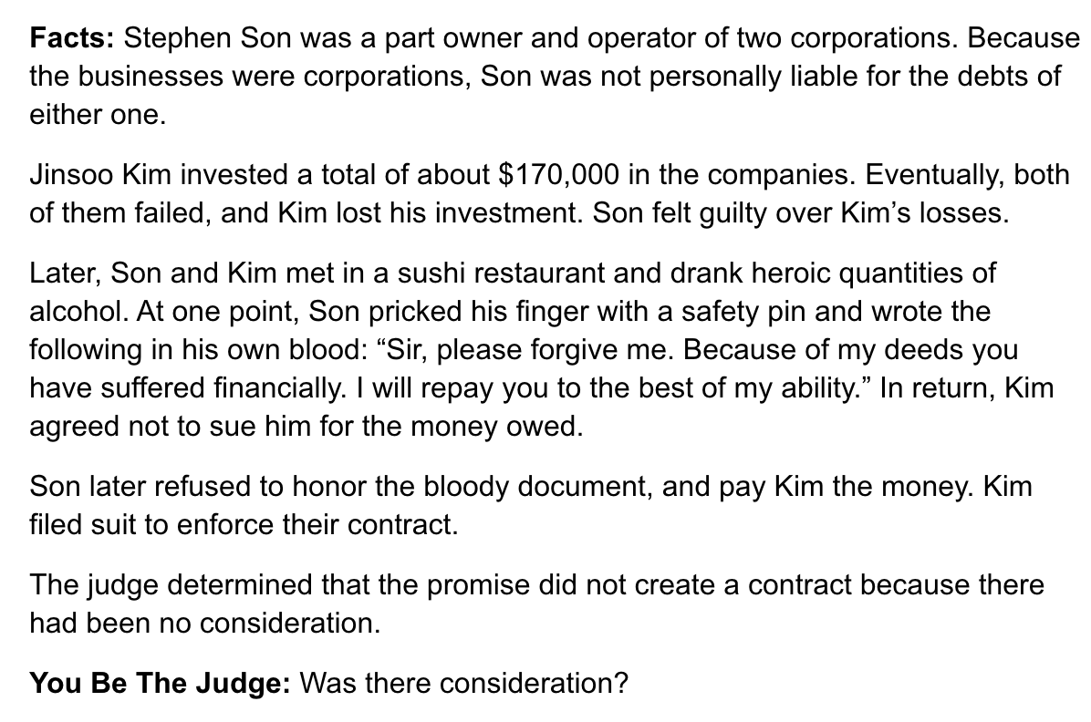 Solved Facts: Stephen Son was a part owner and operator of