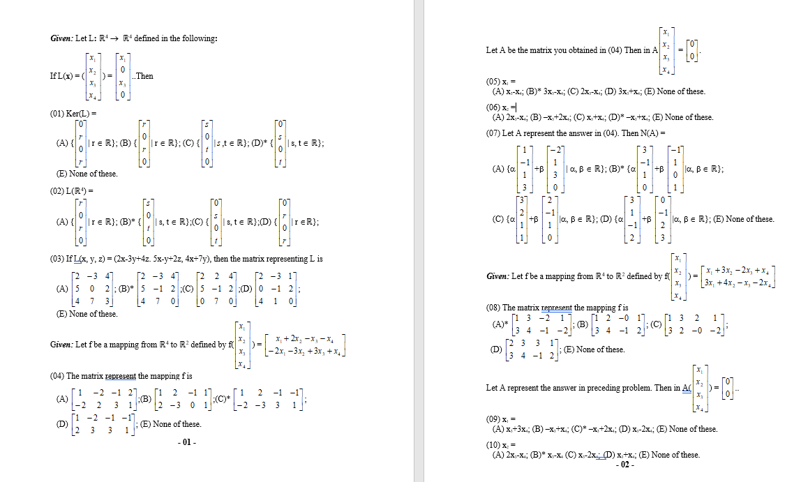 Solved Given Let L R R Defined In The Following Let Chegg Com