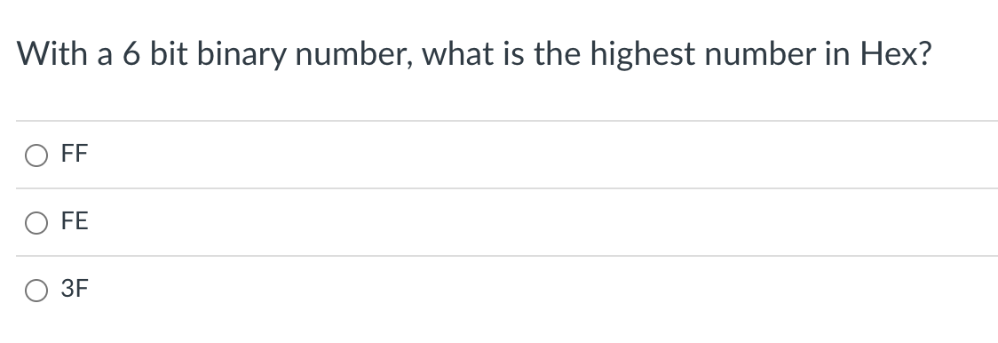 6-bit binary number