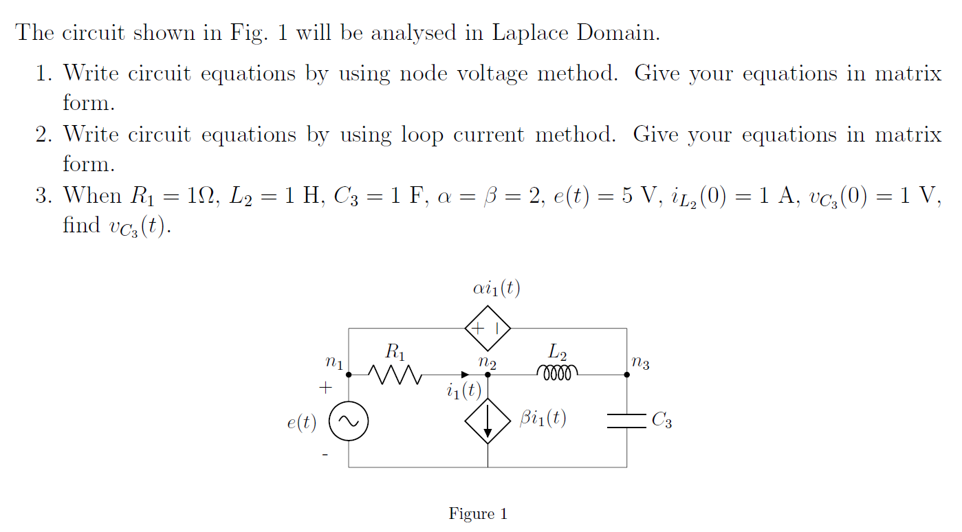 The Circuit Shown In Fig 1 Will Be Analysed In Chegg The Circuit Shown In Fig 1 Will Be Analysed In Chegg