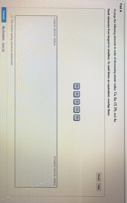 Solved Arrange the following elements in order of decreasing | Chegg.com