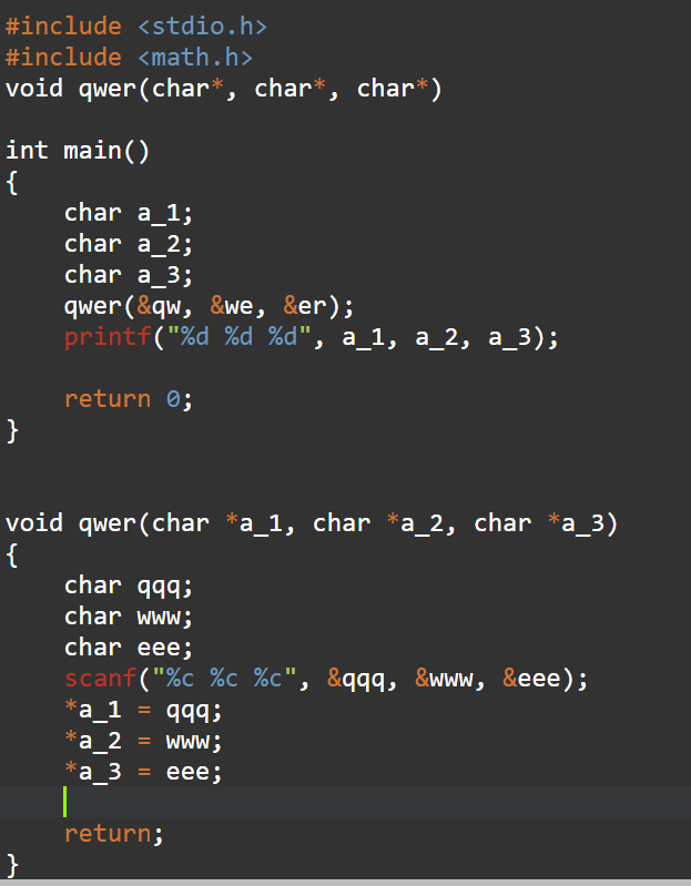 How Do I Input Multiple Inputs In One 'scanf' In One | Chegg.com