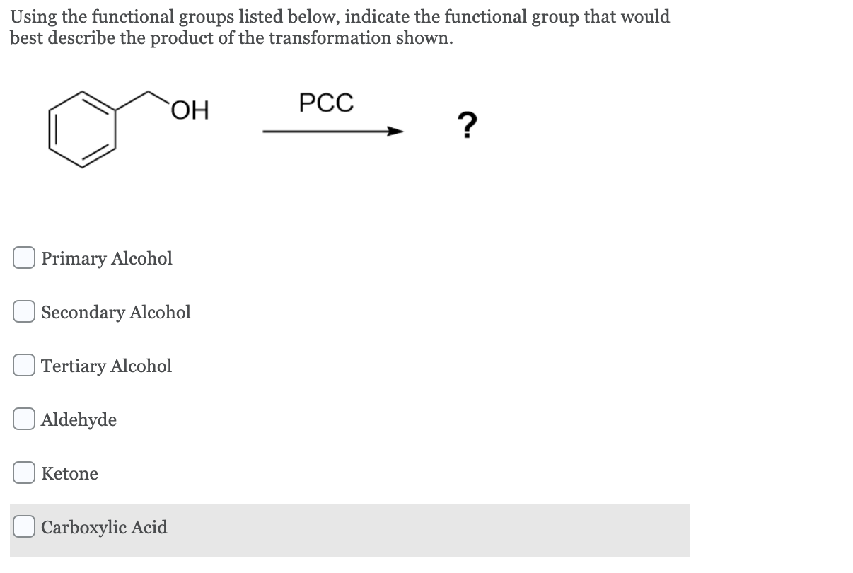 Solved Using The Functional Groups Listed Below Indicate 0455