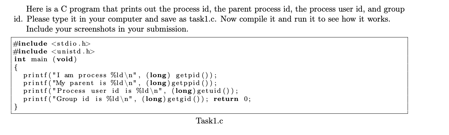 how to get parent process id in c