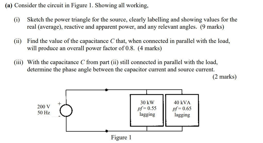 Solved (a) Consider the circuit in Figure 1. Showing all | Chegg.com
