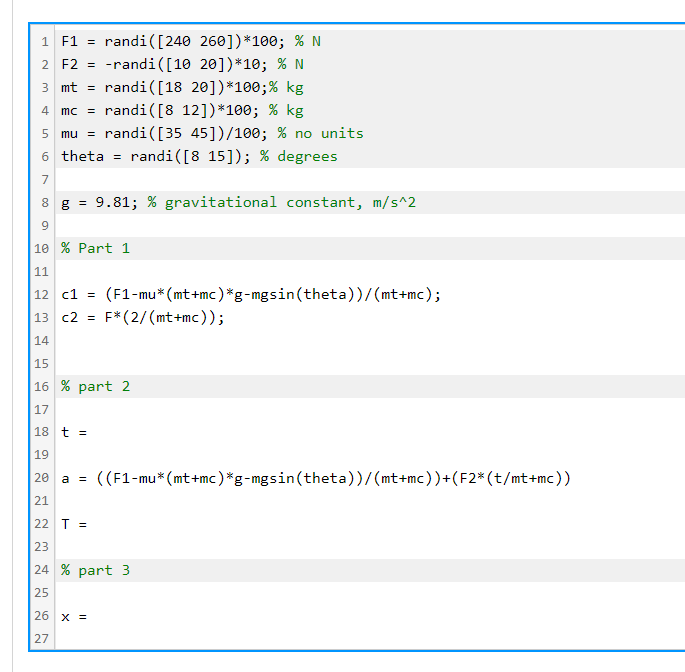 Solved im not sure how to ammend this code to actually work | Chegg.com