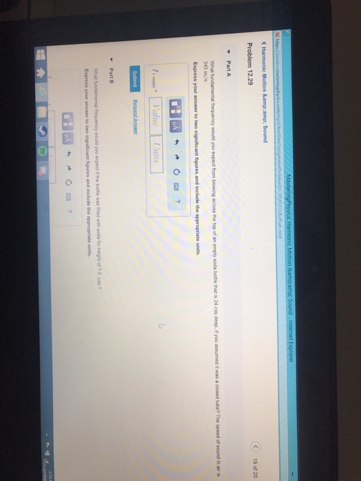 Solved Problem 12.29 19 of 20 Express your answer to | Chegg.com