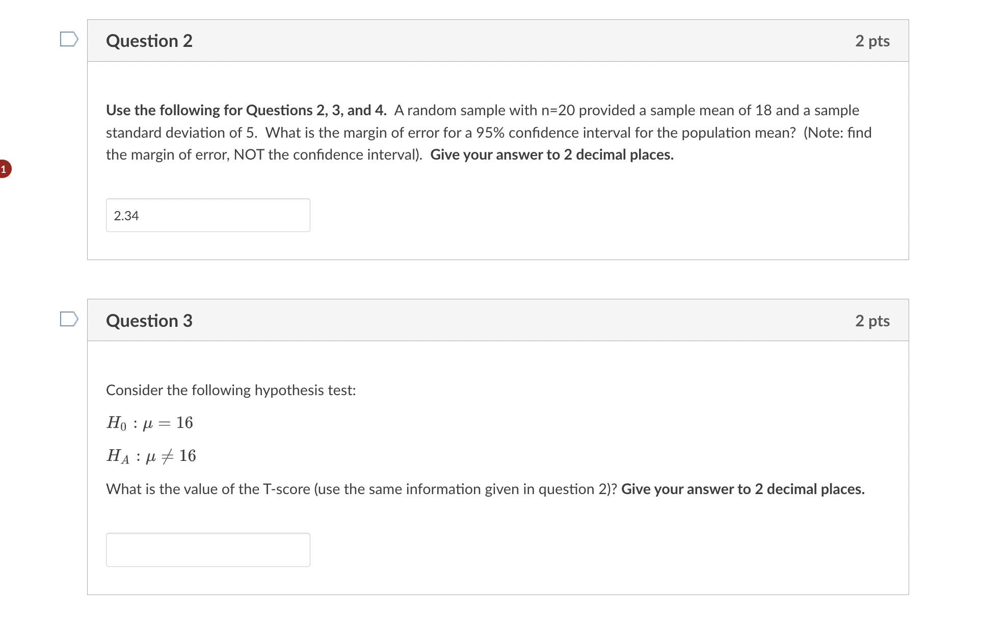Solved Use the following for Questions 2, 3, and 4. A random | Chegg.com