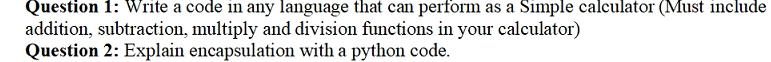 Solved Question 1: Write a code in any language that can | Chegg.com