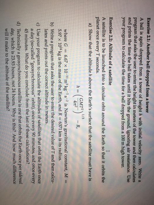 Solved A ball is again dropped from a tower of height h with | Chegg.com