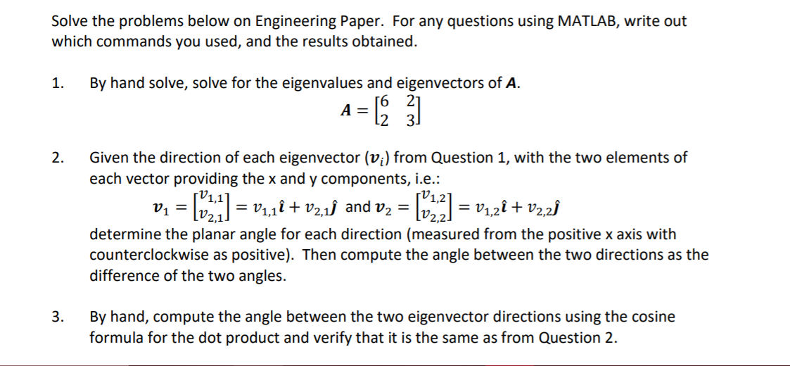 Solved Solve the problems below on Engineering Paper. For | Chegg.com
