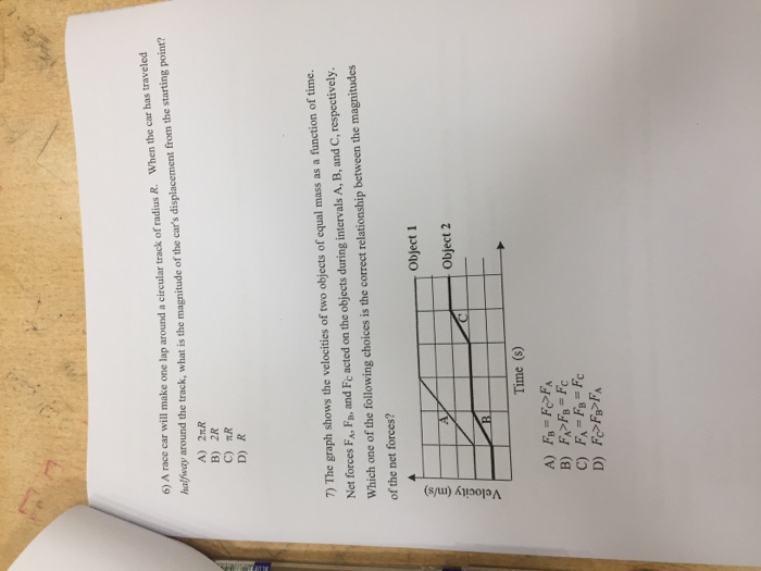 Solved A race car will make one lap around circular track of