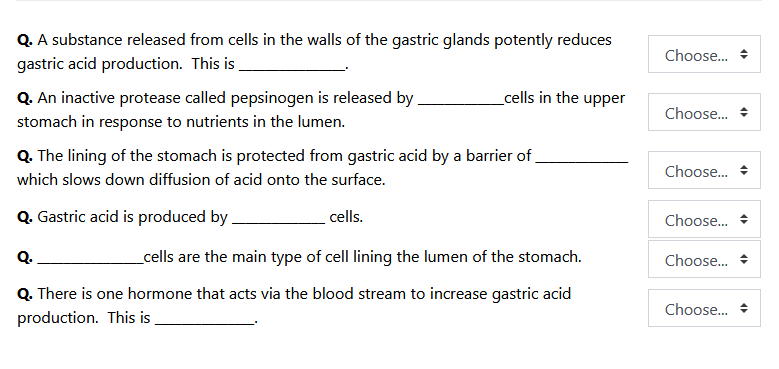 Solved Answer all of the following extended matching | Chegg.com