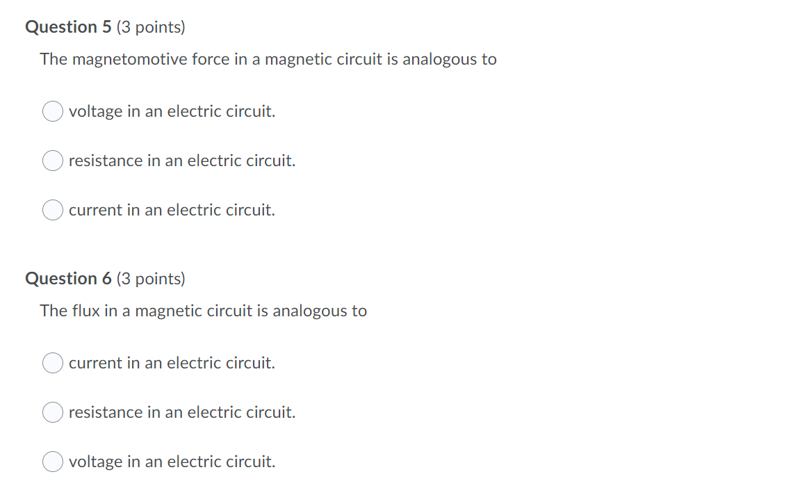 Solved Question 5 (3 points) The force in a