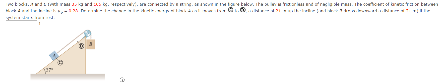 Solved system starts from rest. | Chegg.com