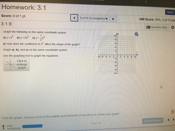 Solved Graph the following on the same coordinate system. | Chegg.com