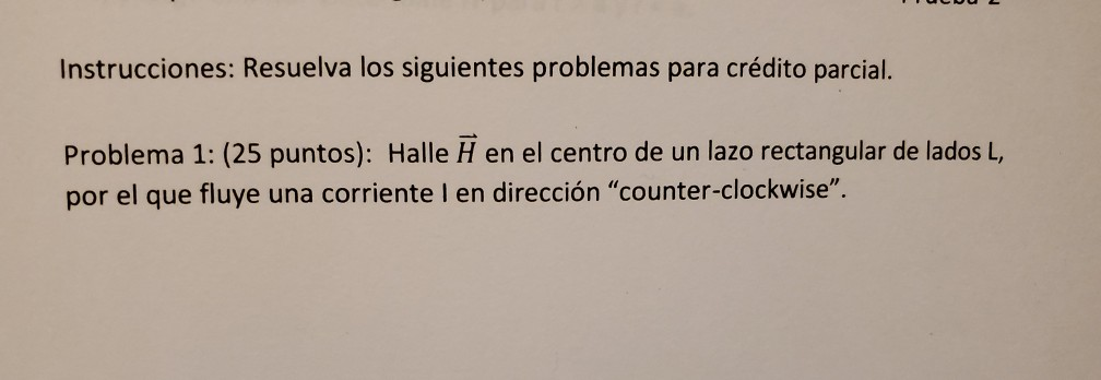 Solved Instrucciones: Resuelva Los Siguientes Problemas Para | Chegg.com