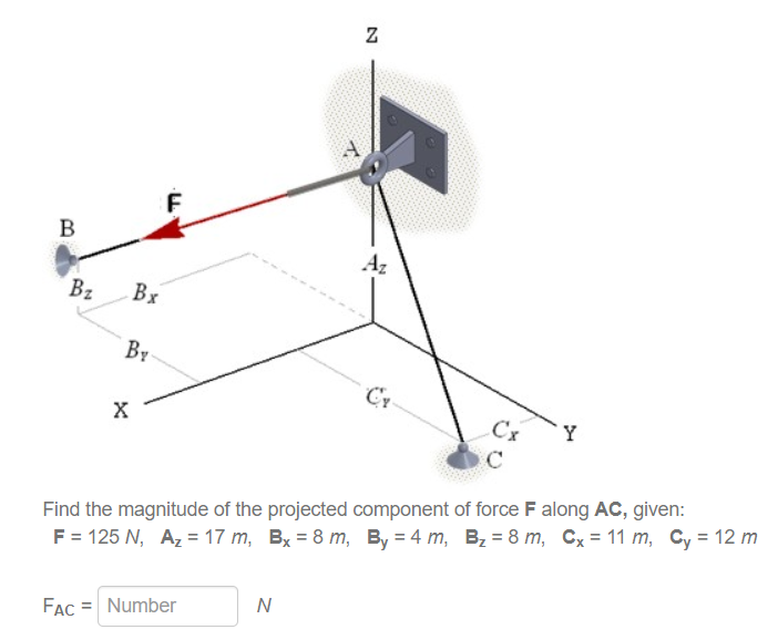 Solved Z B Bz Bx В C X Cx Y с Find The Magnitude Of The