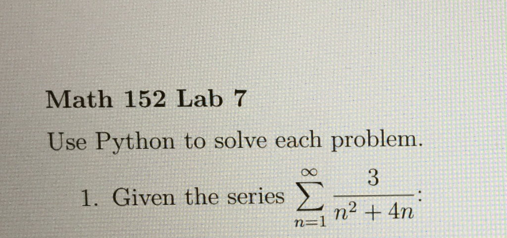 Use python to find the partial fraction decomposition | Chegg.com
